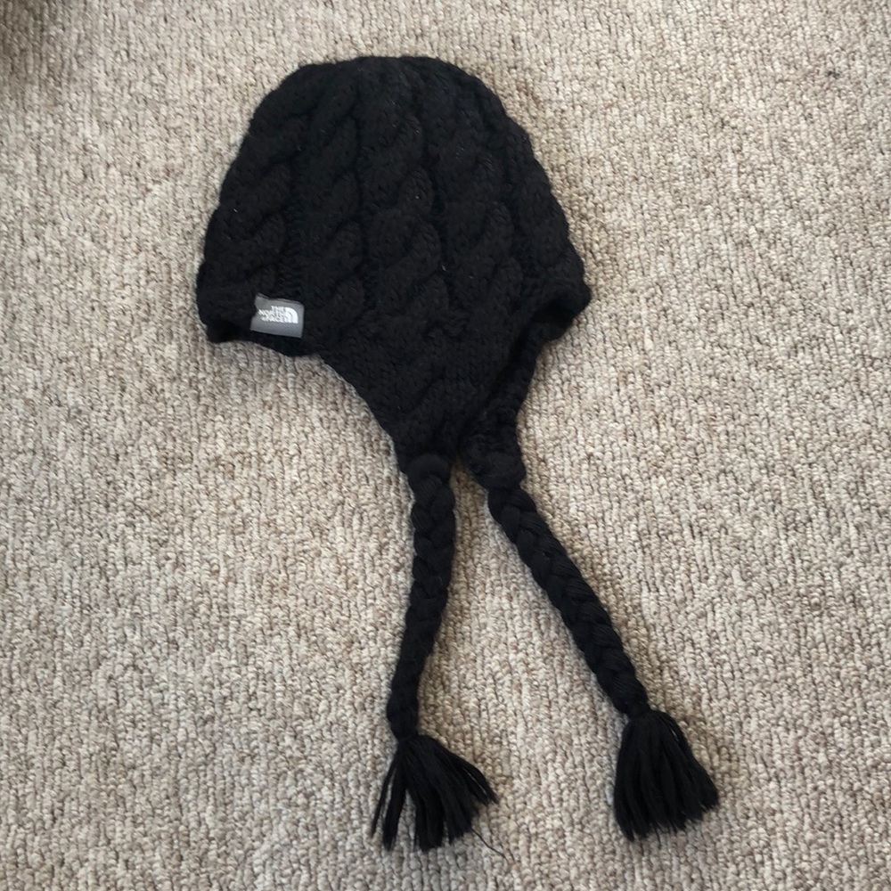 The North Face Braided Black Winter Hat